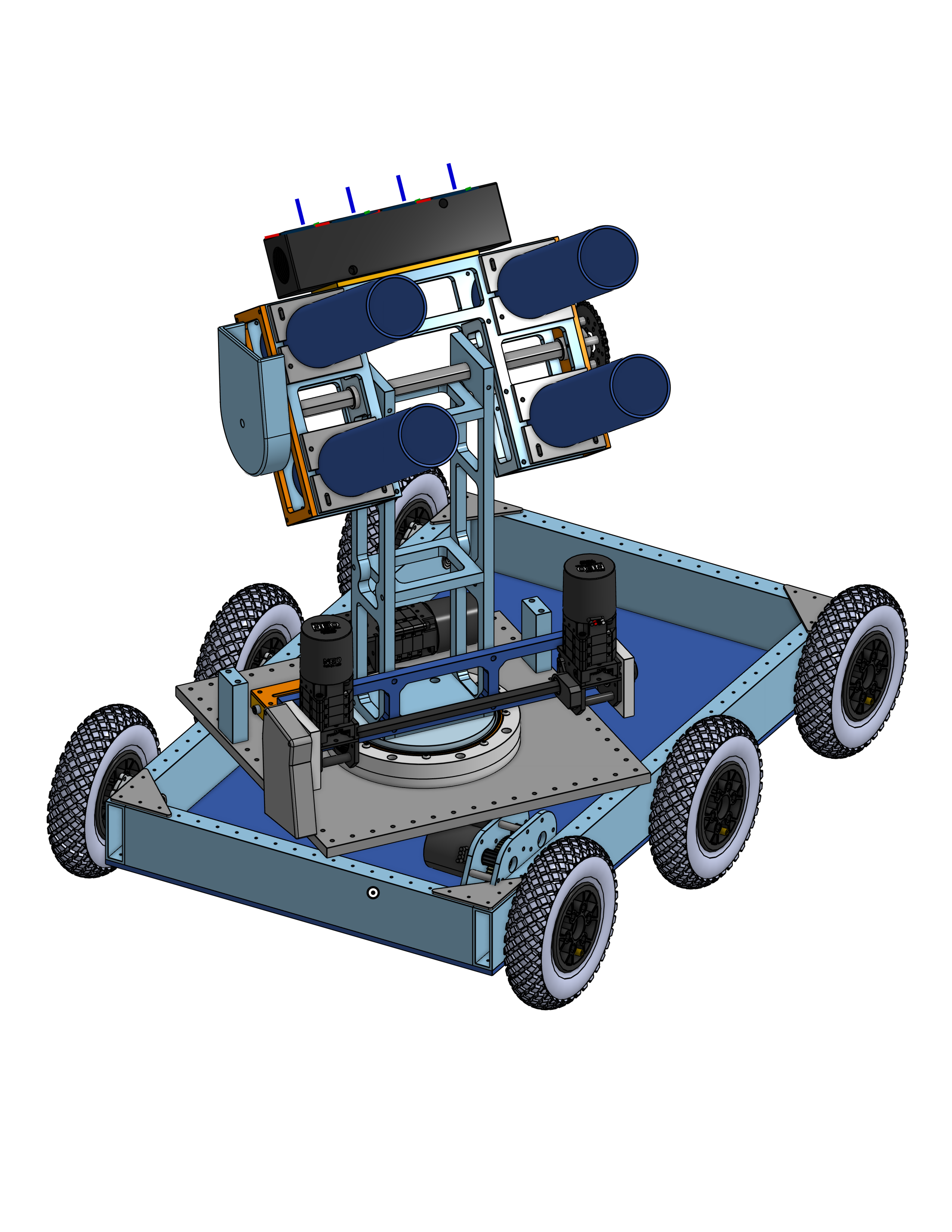 T-shirt Cannon Robot CAD Design